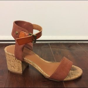American Eagle Front Strap Block Heel